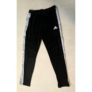 Adidas Tiro 19 Tape Multilingual Track Pants M Green Tapered  Zip Ankle  FK9007